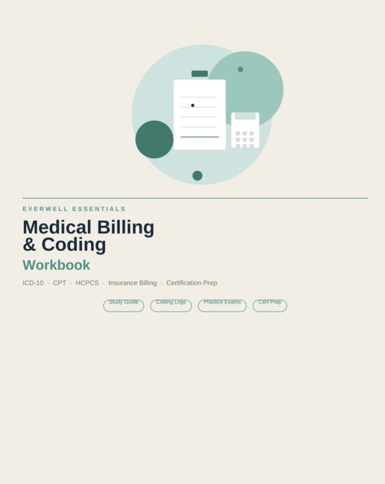 Cover of Medical Billing and Coding Workbook